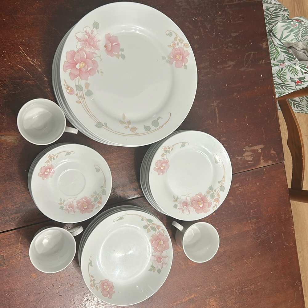 Porcelain Dinnerware - Incomplete Set